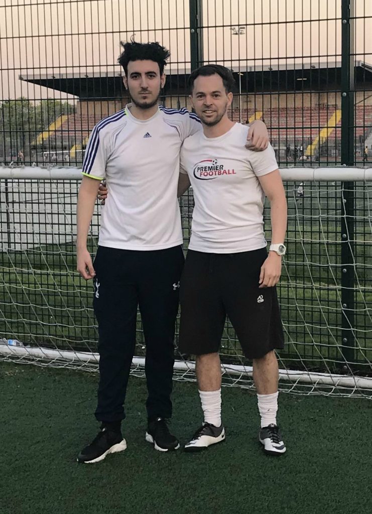 Hakan and Steve Elder after a 121 Coaching session